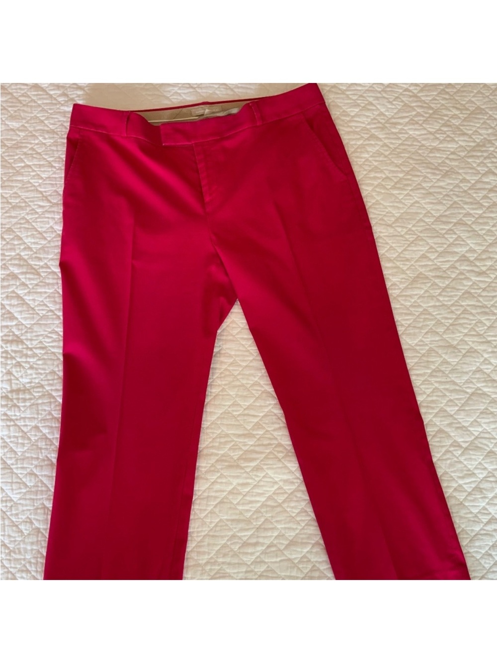 LOFT  Magenta Straight-Leg Dress Pants